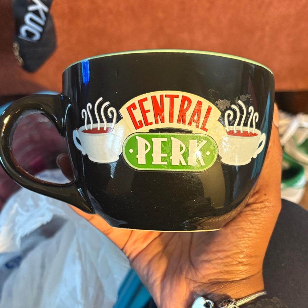 FRIENDS Central Perk Black Mug